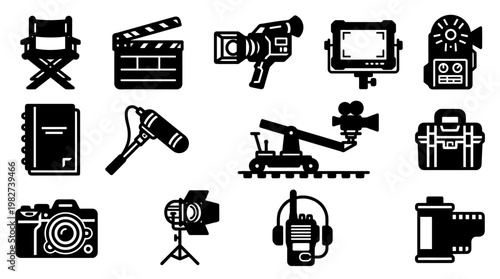 Collection Of Photography Equipment And Accessories For Professional Photography