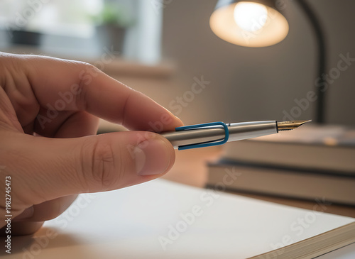 Wallpaper Mural A hand holding silver scissors Torontodigital.ca