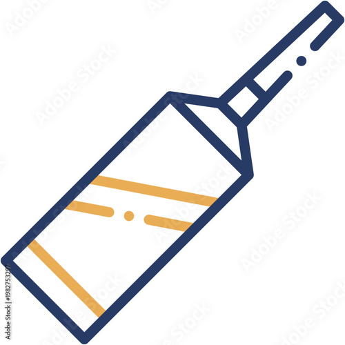 Silicone Caulk Glue Vector Icon for Construction Sealing