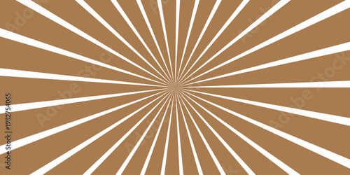 Antique brown grunge paper wallpaper featuring a vintage sunburst design with textured rays and a dirty retro starburst pattern backdrop