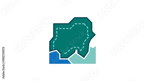 Icon of a City Map Vector Icon for Navigation and Location Design