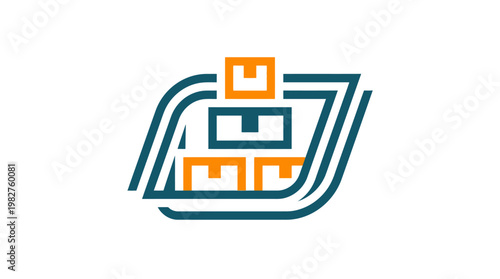 Icon of Data Server Computer Network Storage Technology Digital Connectivity