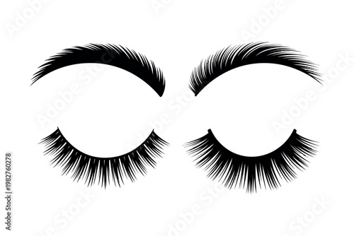 Eyelashes adorn these closed eyes in a beautiful cosmetic portrait.