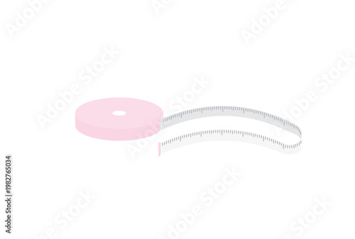 シンプルなピンクのメジャー