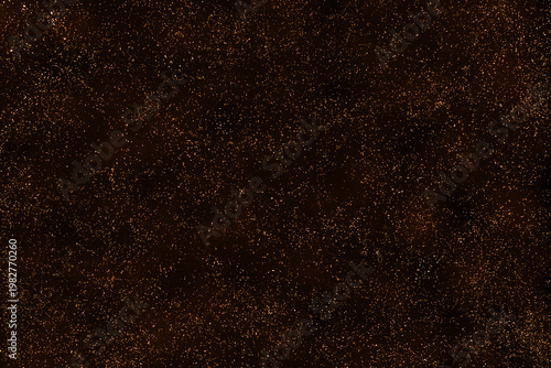 Stars in the night. Dark brown galaxy space background. Starry night sky. New Year, Christmas and Celebration backgrounds concepts.