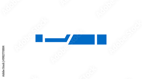 Vector Icon of a Modern Computer Code Symbol for Technology and Programming Concepts