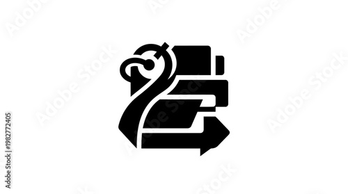 Icon Of A Hand Holding A Money Bag With Dollar Sign, Finance And Business Concept, Vector Icon
