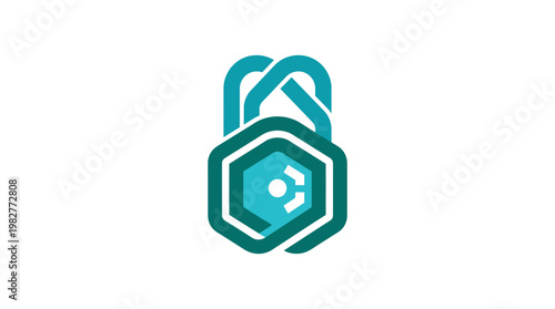 Vector Icon of Security Padlock for Digital Privacy and Data Protection