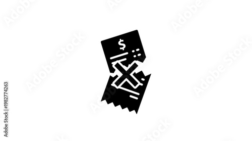 Icon of A Hand Holding Coins with Dollar Sign in Flat Vector Style