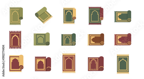 Islamic Prayer Rugs Collection: Diverse Designs for Worship and Spirituality