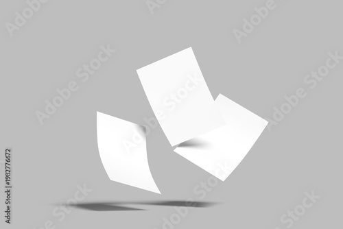 elegant Letter head blank mockup