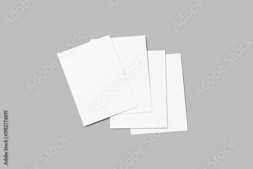 elegant Letter head blank mockup