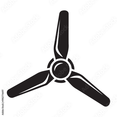 A black and white image of a wind turbine