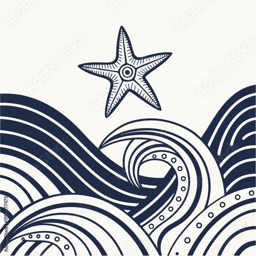 seamless pattern with stars