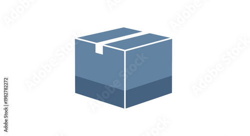 Blue Box with White Seal.