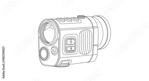 Monocular thermal imager device, infrared night vision scope, hunting optics, technology