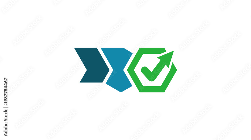 Fototapeta premium Icon of a Checklist with Checkmark in a Circle for Task Management and Productivity
