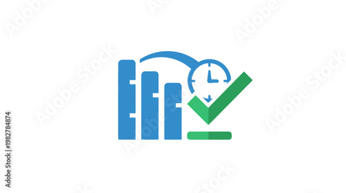 Icon of Fitness Tracking and Health Monitoring in Flat Style