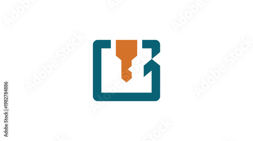 Icon of a 3D Printer Vector Illustration for Technology and Manufacturing Concepts