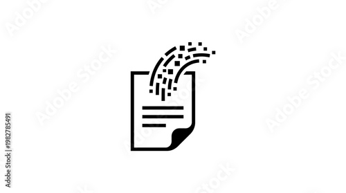Icon Of Receipt With Digital Payment Swipe Vector Icon For Financial Transactions