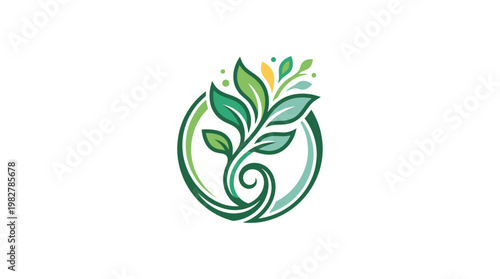 Vector Icon of Nature Conservation Tree Symbol for Eco-Friendly and Environmental Awareness