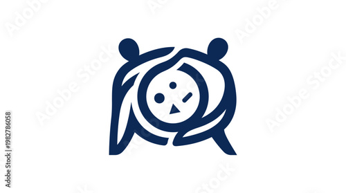 Cute Panda Icon Vector Illustration for Nature and Wildlife Themes