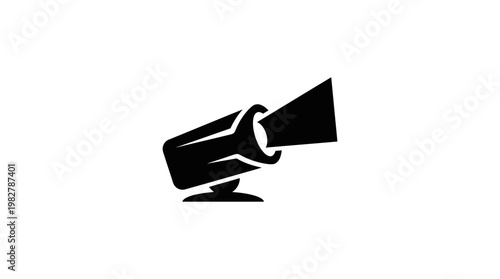 Vector Icon of Telescope for Astronomy and Space Exploration Visuals