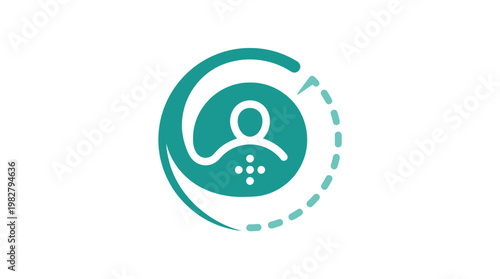 Icon of a Baby Pacifier, Child Care and Parenting Symbol in Vector Style