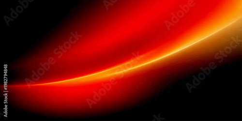 Abstract red wave background with glowing flowing light energy in dark and bright tones perfect for modern design wallpaper illustration