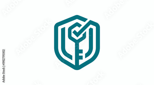 Icon Of Security Shield With Checkmark For Data Protection And Cyber Safety