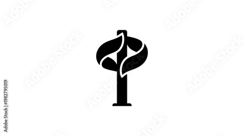 Vector Icon of Medical Caduceus Symbol for Healthcare and Medicine Applications