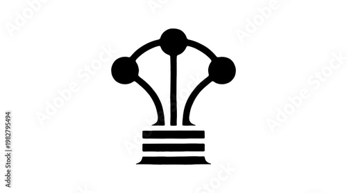 Vector Icon of a Creative Light Bulb for Innovation and Ideas Design
