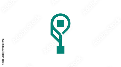 Vector Icon of a Light Bulb with a Pin Spot Illustration for Ideas and Creativity