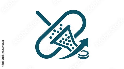 Icon of Microchip and Data Storage Symbol for Technology and Digital Devices