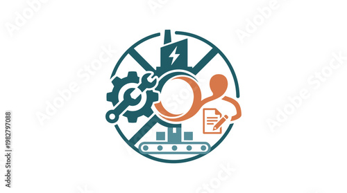 Vector Icon of Pollution and Climate Change Awareness With Environmental Symbols