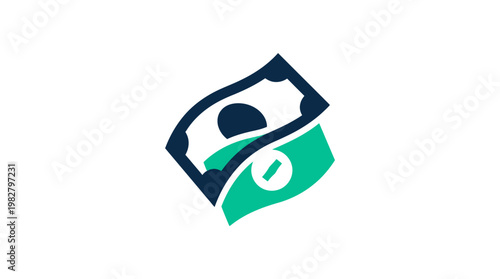 Icon of Hand Holding Money for Financial Savings and Budgeting in Vector Style