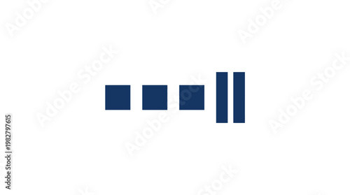 Icon of a Chatbot or Artificial Intelligence Voice Assistant in Flat Vector Style