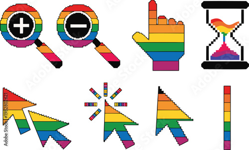 set of icons for web design