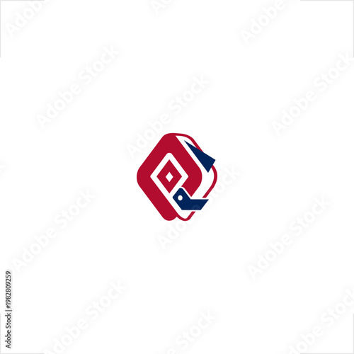 Abstract geometric wallet logo featuring diamond shape with dynamic arrow motion, ideal for fintech, digital payment, banking, cryptocurrency, and modern financial corporate brand identity design