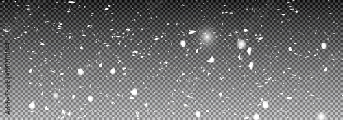 Realistic frozen precipitation for seasonal designs and holiday compositions.. 