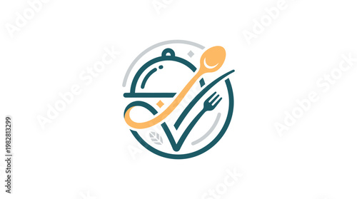 Icon of Healthy Diet and Nutrition Tracking in Modern Style