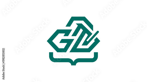 Icon Of A Brain With Gears In A Technical Style For Innovation And Creativity