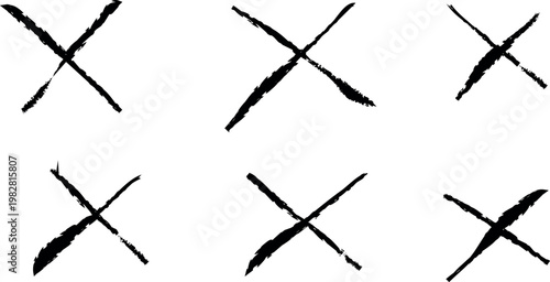 Set of hand drawn wavy arrows and pointing pointers