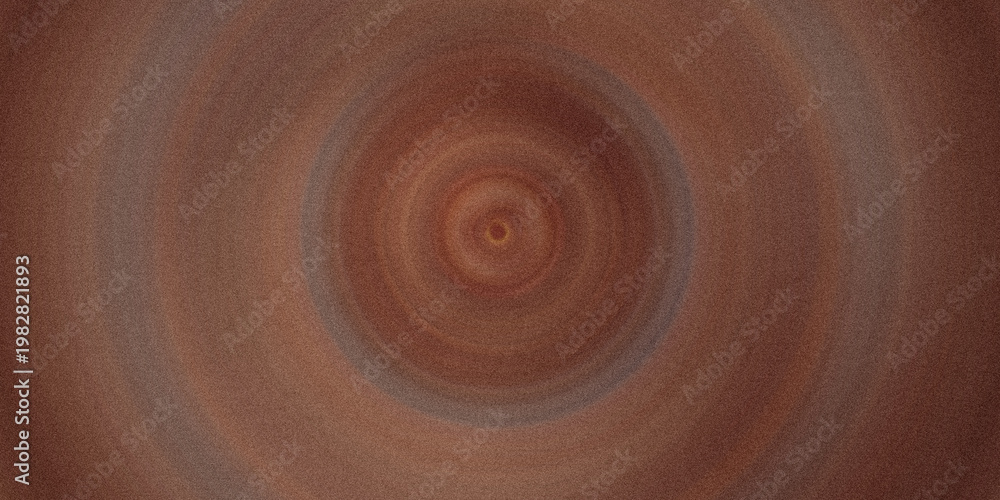 Obraz premium Abstract dark brown concentric circular pattern