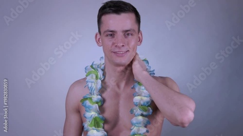 A funny man dreams of a vacation