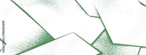 Green and white abstract geometric pattern with grainy texture abstract geometric background wallpaper artistic creative backdrop decoration illustration material scratchy template