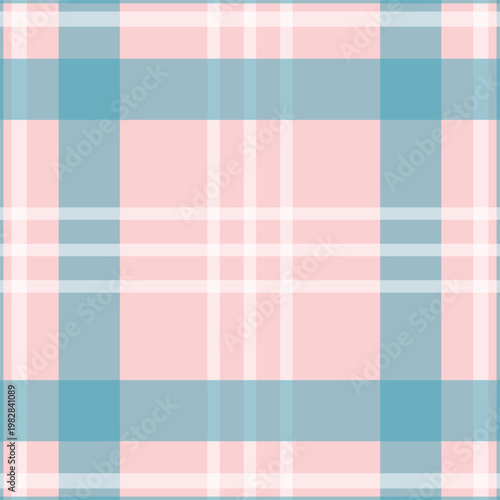 soft pink and blue plaid pattern fabric texture