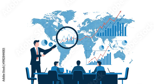 Generous businessman holds a blue umbrella over a colleague while a storm of cash and gold coins falls from a cloud.