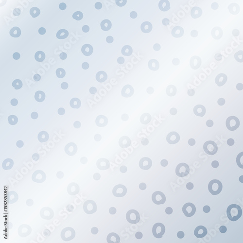 Abstract hand-drawn circle pattern on blue gradient background