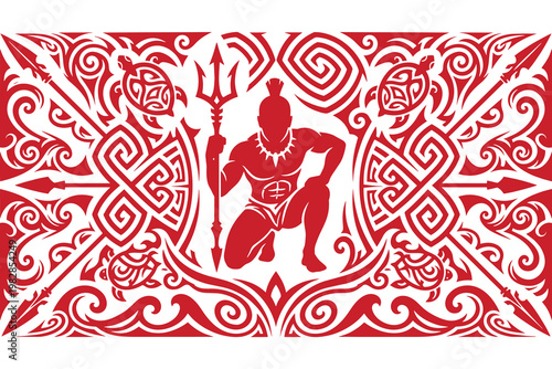 Hindu God Shiva Statue Icon vector illustration